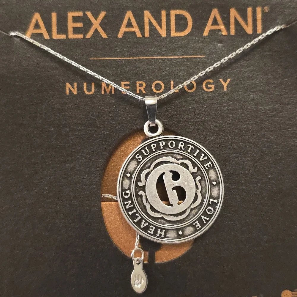 Alex and Ani Numerology Necklace 6 - Picture 1 of 2